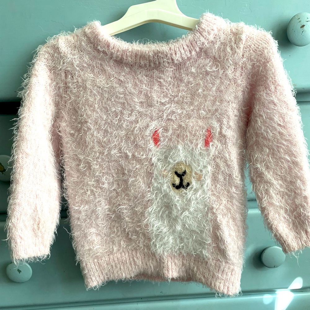 Cat and Jack llama sweater